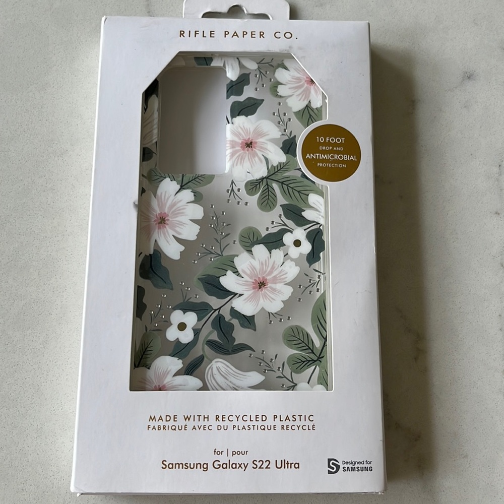 Rifle Paper Floral Case for Samsung Galaxy S22 Ultra